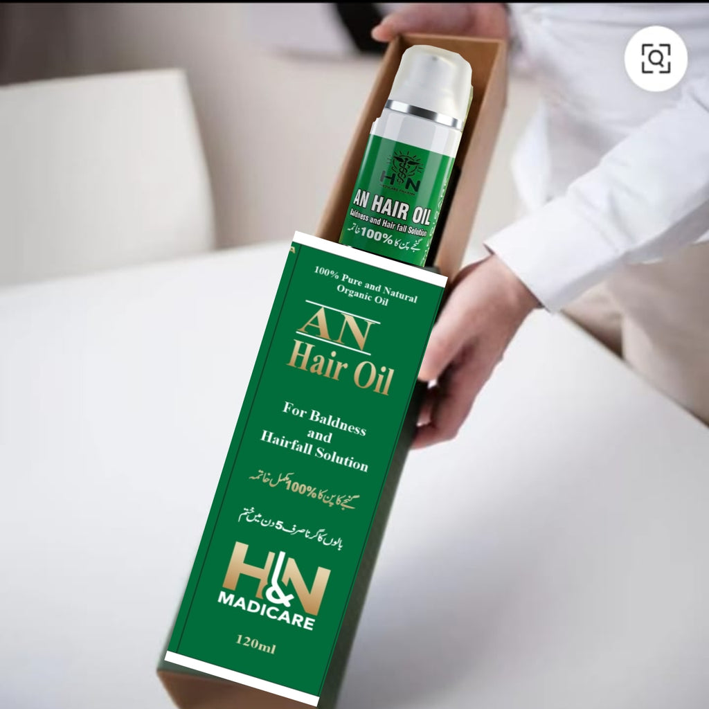 Homeo Herbal Hair Oil Pakistan – Hair Fall Treatment & Baldness Solution | 100% Organic Hair Growth Oil